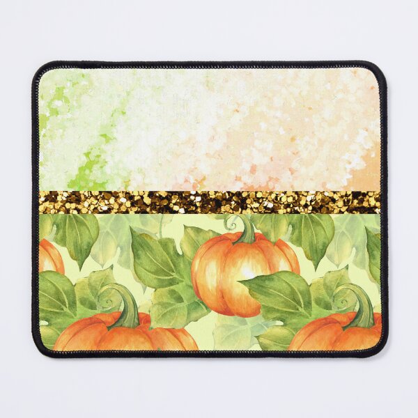 Item preview, Pumpkin Patch With Glitter (Watercolor Haze) designed and sold by SimplyMe-Plus.
