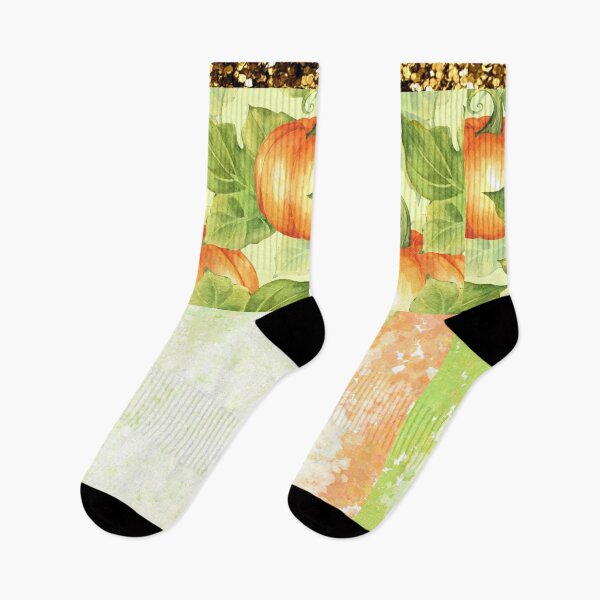 Item preview, Pumpkin Patch With Glitter (Watercolor Haze) designed and sold by SimplyMe-Plus.