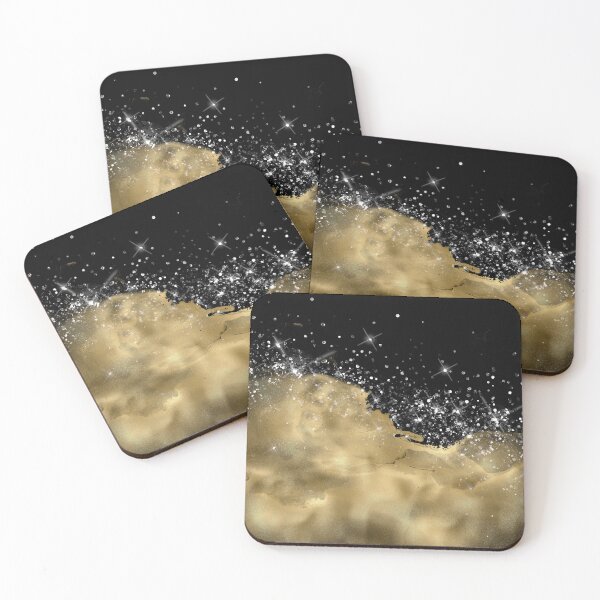 Item preview, Sparkly Black And Gold Ink designed and sold by wildredhead.