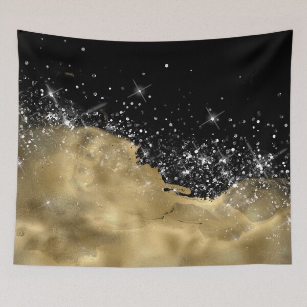 Item preview, Sparkly Black And Gold Ink designed and sold by wildredhead.