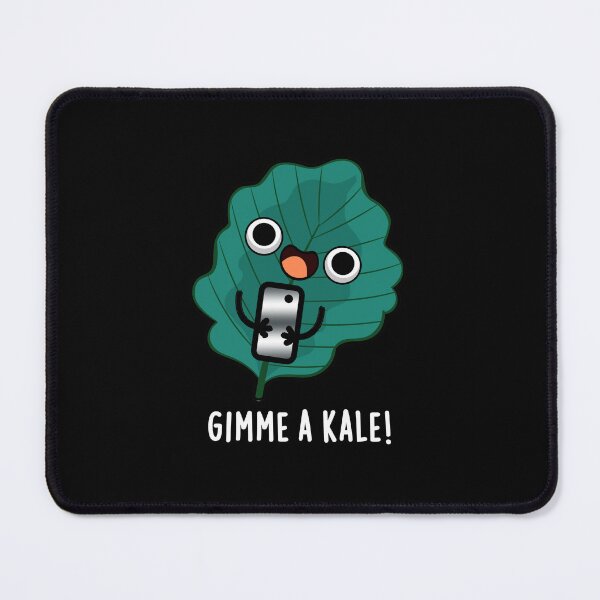 Item preview, Gimme A Kale Funny Veggie Puns (Dark BG) designed and sold by punnybone.