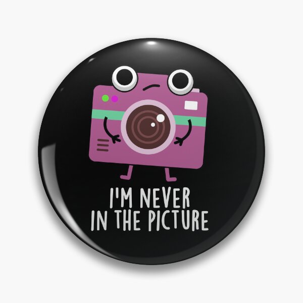 Item preview, I'm Never In The Picture Funny Camera Puns (Dark BG) designed and sold by punnybone.