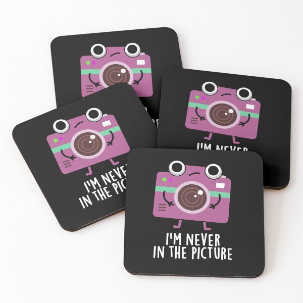 Item preview, I'm Never In The Picture Funny Camera Puns (Dark BG) designed and sold by punnybone.