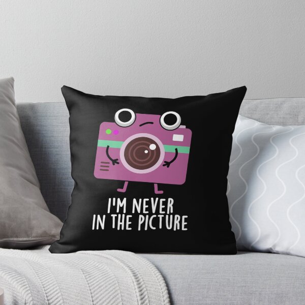 Item preview, I'm Never In The Picture Funny Camera Puns (Dark BG) designed and sold by punnybone.