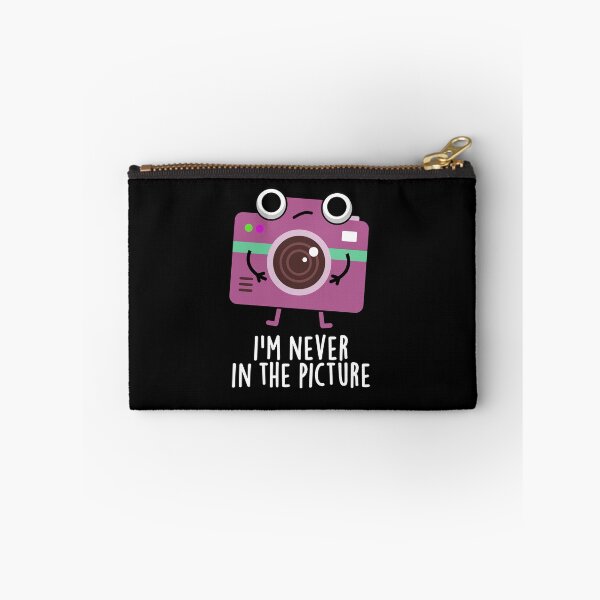 Item preview, I'm Never In The Picture Funny Camera Puns (Dark BG) designed and sold by punnybone.