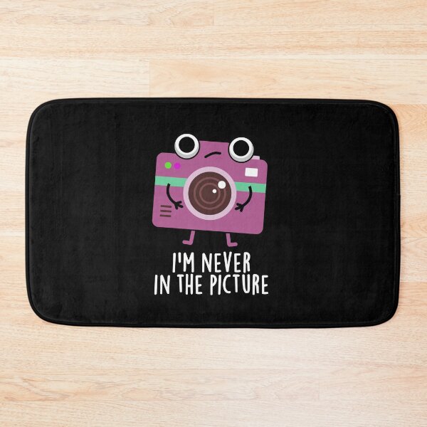 Item preview, I'm Never In The Picture Funny Camera Puns (Dark BG) designed and sold by punnybone.