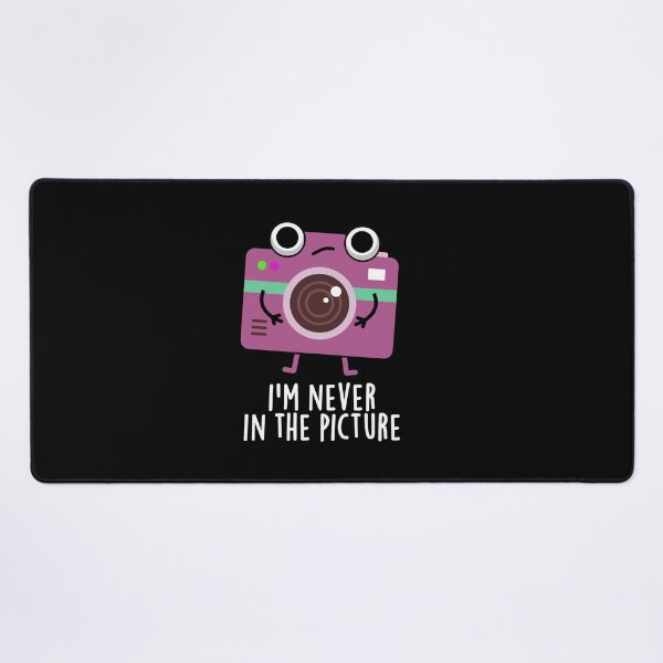 Item preview, I'm Never In The Picture Funny Camera Puns (Dark BG) designed and sold by punnybone.