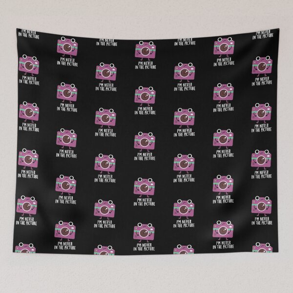 Item preview, I'm Never In The Picture Funny Camera Puns (Dark BG) designed and sold by punnybone.