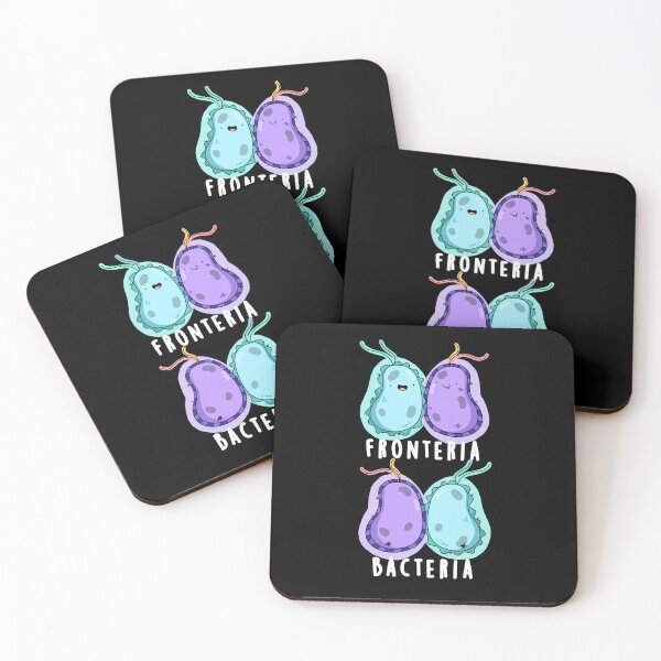 Item preview, Fronteria Bacteria Funny Biology Puns (Dark BG) designed and sold by punnybone.