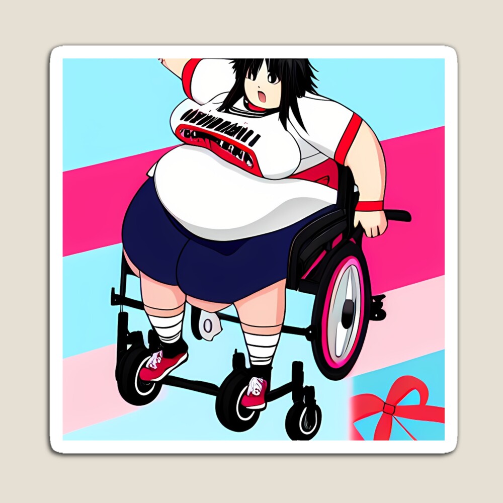 Obese Anime Girl | Sticker