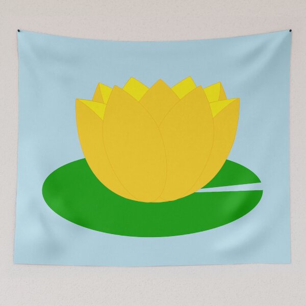Item preview, Yellow Water Lily Digital Art | Melanie Jensen Illustrations designed and sold by Melanie Jensen.