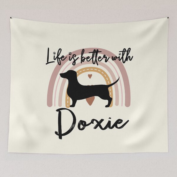 Item preview, Doxie Dog Rainbow Aesthetic Boho designed and sold by rafaeltto.