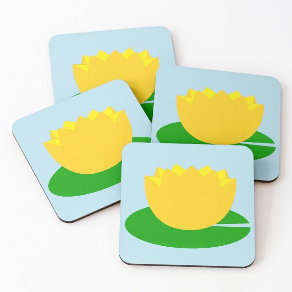 Item preview, Yellow Water Lily Digital Art | Melanie Jensen Illustrations designed and sold by Melanie Jensen.