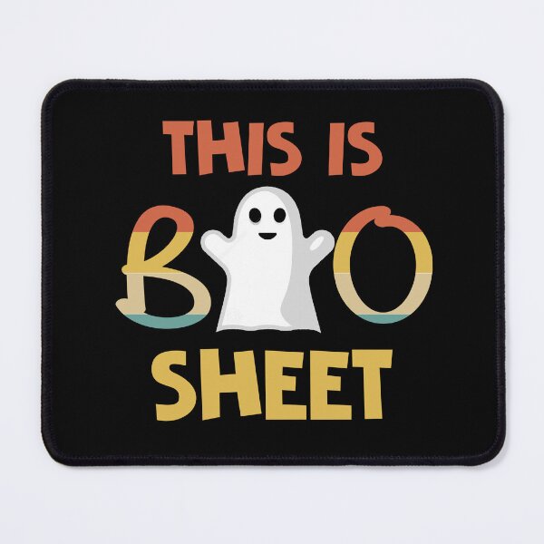 Item preview, This Is Boo Sheet Ghost Retro Halloween designed and sold by Simeon Dorelus.