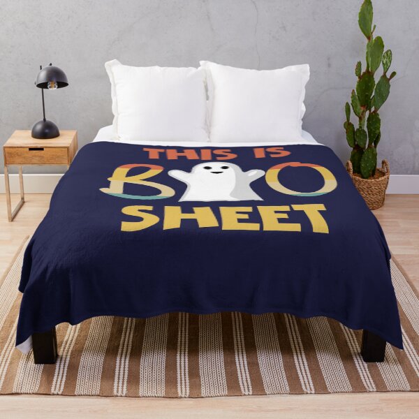 Item preview, This Is Boo Sheet Ghost Retro Halloween designed and sold by Simeon	 Dorelus.