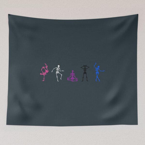 Item preview, Halloween Gender Fluid Skeletons. Genderfluid Pride designed and sold by Subtle Pride Shop.