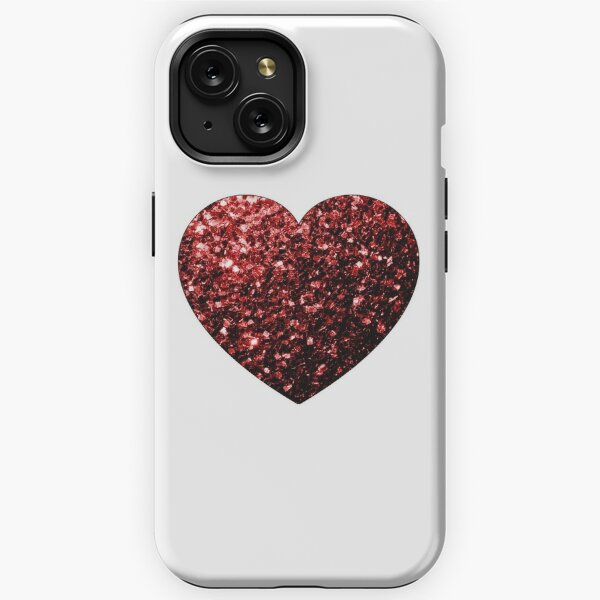 Red Glitter iPhone Case by NewburyBoutique