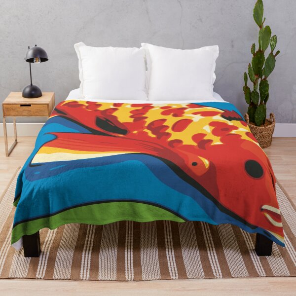 Item preview, Giant Koi Swimming in Pond with Lilies designed and sold by Nonshape.