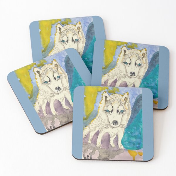 Item preview, Cute husky dog, watercolor designed and sold by altairaleon.