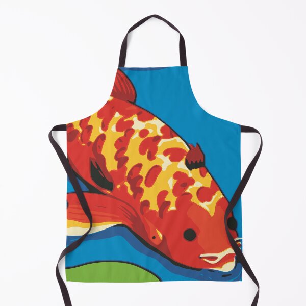 Item preview, Giant Koi Swimming in Pond with Lilies designed and sold by Nonshape.