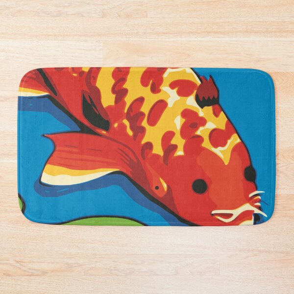 Item preview, Giant Koi Swimming in Pond with Lilies designed and sold by Nonshape.