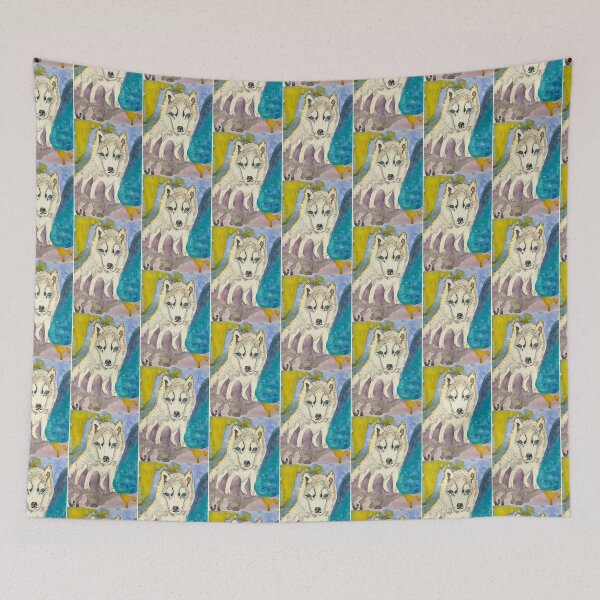 Item preview, Cute husky dog, watercolor designed and sold by altairaleon.