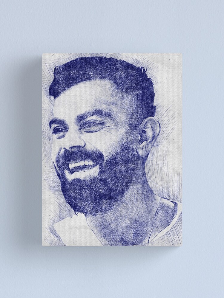 Virat Kohli Spiral Notebook by Sanjukta Manna - Fine Art America