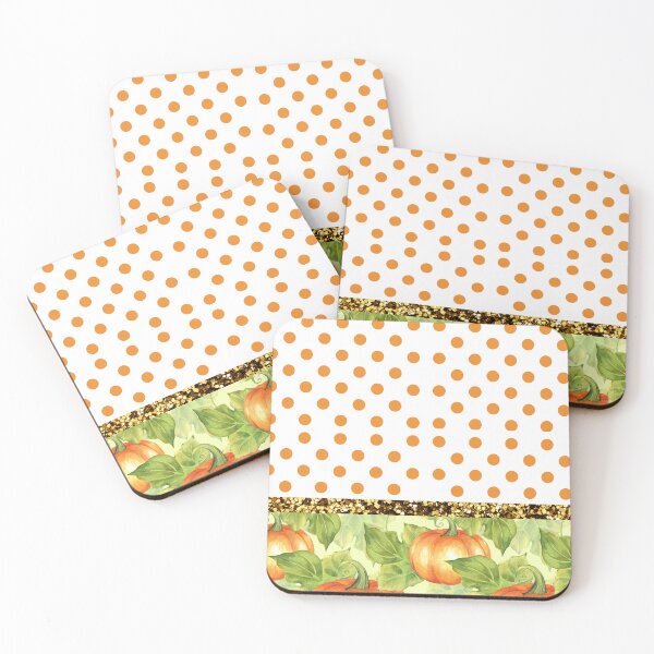 Item preview, Pumpkin Patch With Glitter (Dots 2) designed and sold by SimplyMe-Plus.