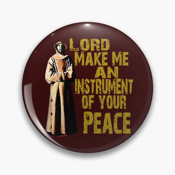 Item preview, St Francis of Assisi quote Instrument of Peace designed and sold by hispanicworld.