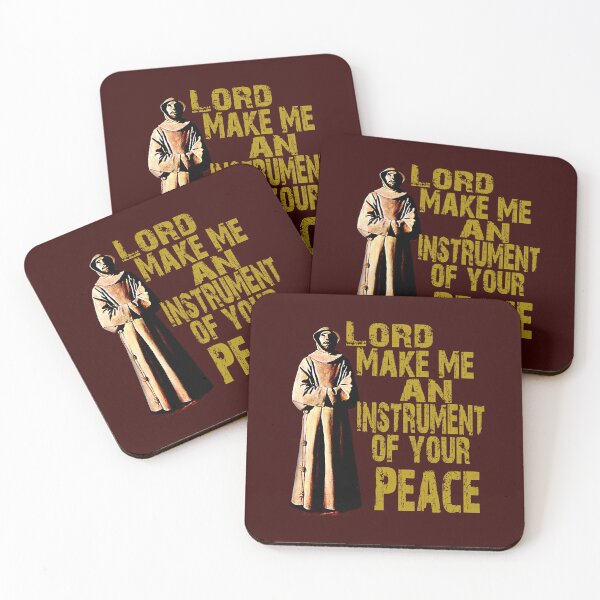 Item preview, St Francis of Assisi quote Instrument of Peace designed and sold by hispanicworld.