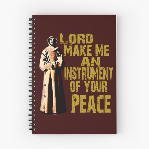Item preview, St Francis of Assisi quote Instrument of Peace designed and sold by hispanicworld.