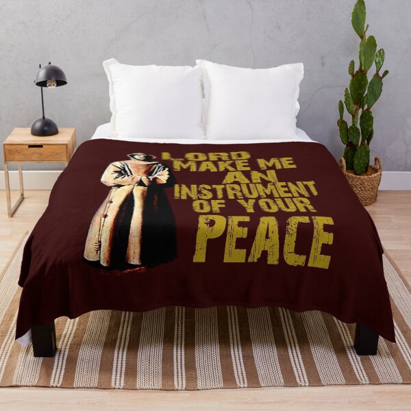 Item preview, St Francis of Assisi quote Instrument of Peace designed and sold by hispanicworld.