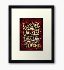 Happiness Framed Print