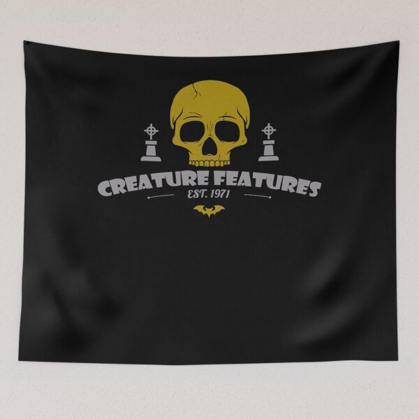 Item preview, Creature Features Skull Classic T-Shirt designed and sold by RobertWells2.