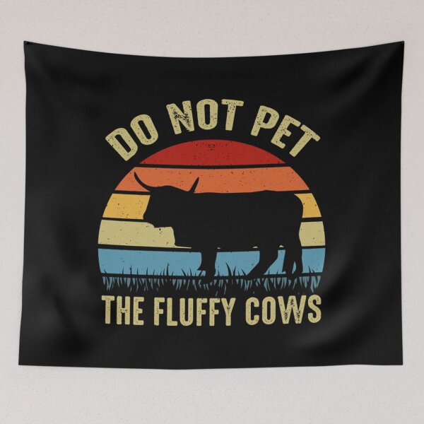 Item preview, Do Not Pet The Fluffy Cow designed and sold by sumadakicta.