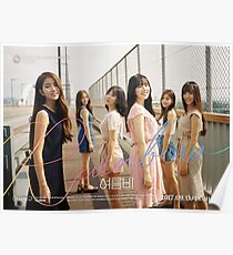 Gfriend (여자친구) Summer Rain (여름비) Poster