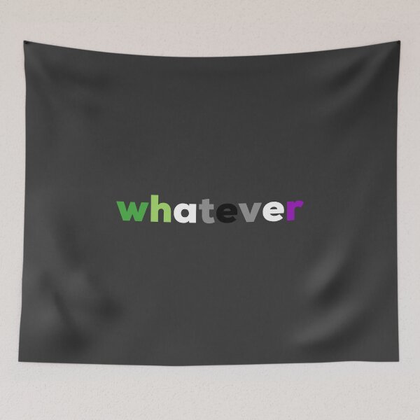 Item preview, whatever Aro Ace. Aroace Pride designed and sold by Subtle Pride Shop.