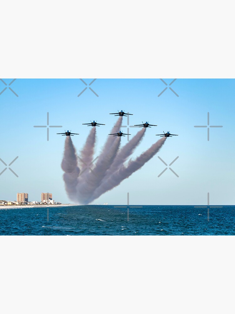 Blue Angels Pensacola Beach Fishing Pier Flyover by BeachtownViews