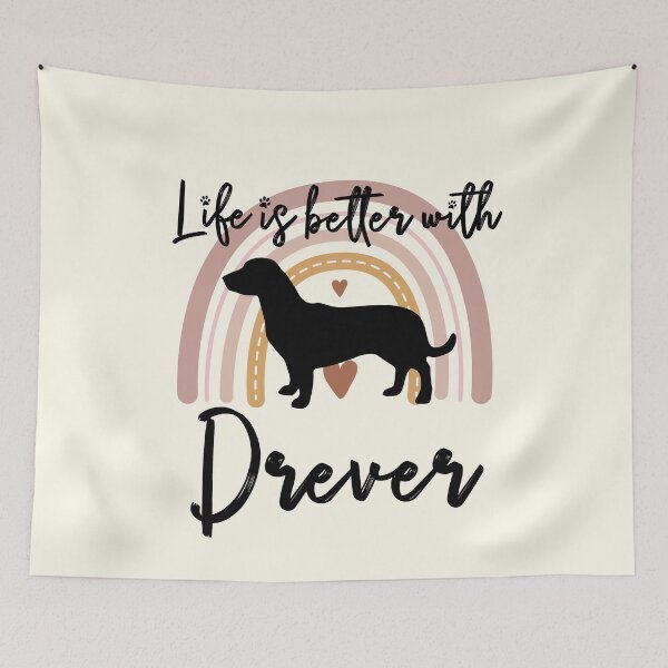 Item preview, Drever Dog Rainbow Aesthetic Boho designed and sold by rafaeltto.