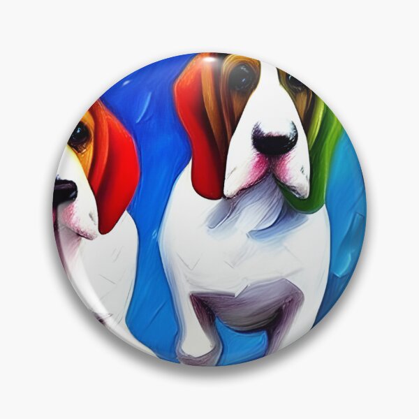 Item preview, Multicolored Basset Hound Family  designed and sold by sapsucker23.