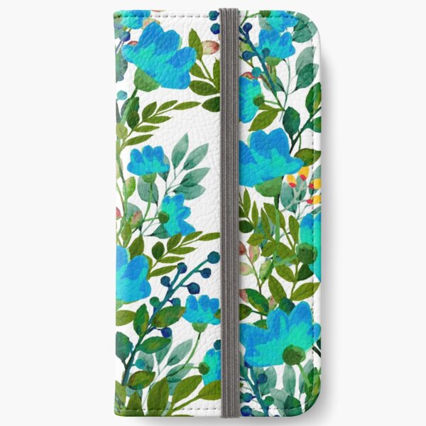 Blue #redbubble #decor #buyart iPhone Wallet