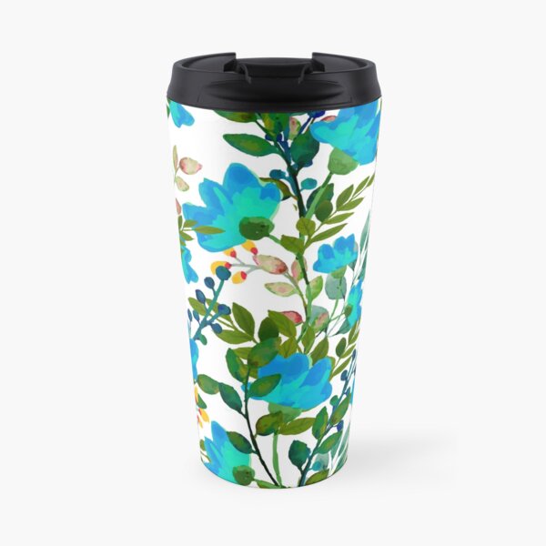 Blue #redbubble #decor #buyart Travel Mug