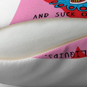 Alternate view of Killer Klown Love Throw Pillow