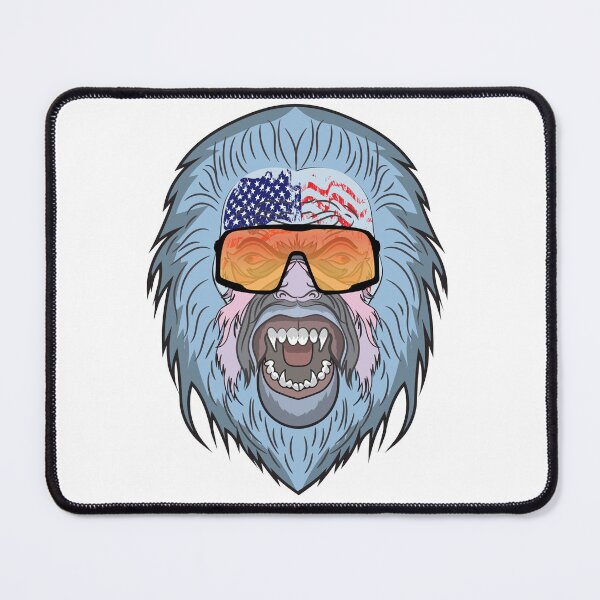 Item preview, Yeti illustration with goggles designed and sold by mohammed raihanul alam.