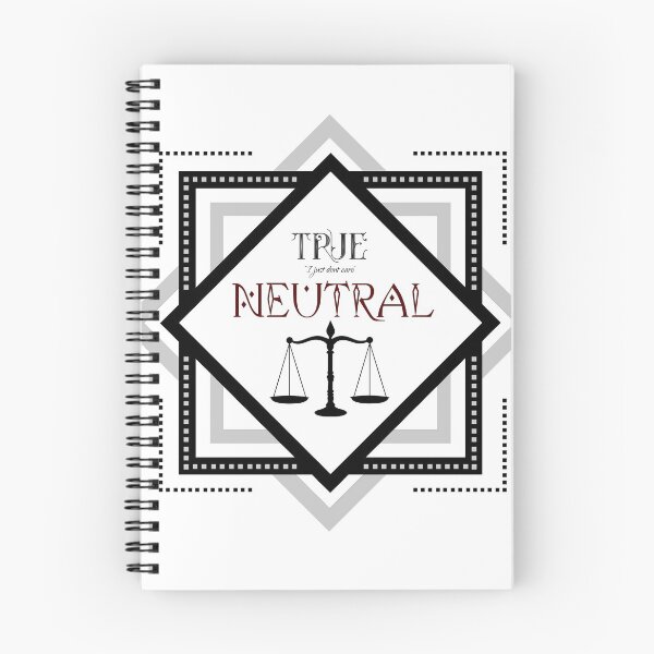 Item preview, True Neutral - D&D designed and sold by TeeTeeProject.