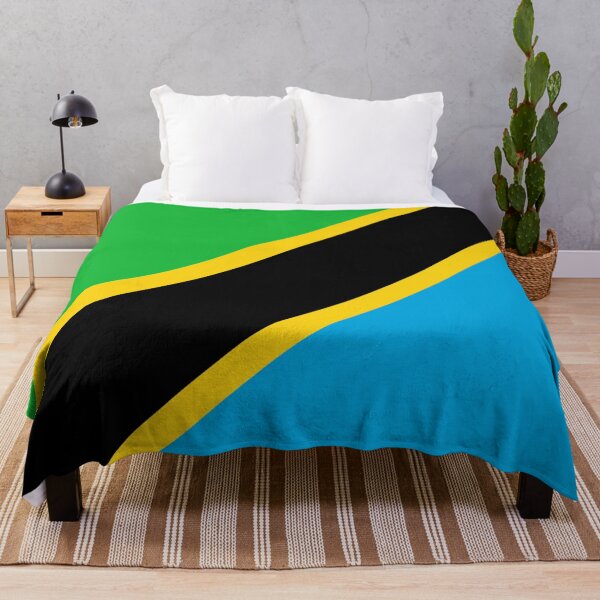 Tanzania Flag Duvet Cover Throw Blanket