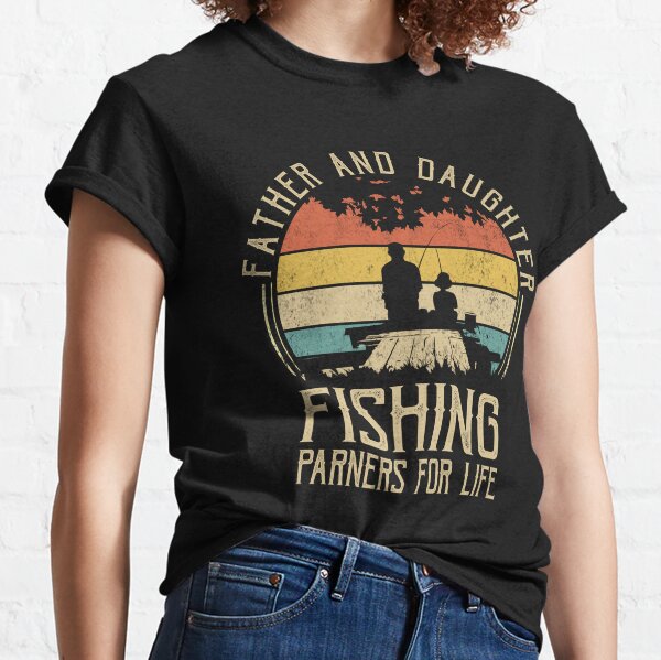 Papa and Papa's Fishing Partner. Matching T-shirts for Grandpa and