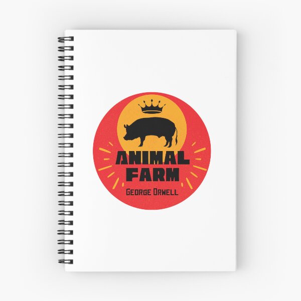 Item preview, Animal Farm - George Orwell Classic Dystopian Satire Literature Book Simple Minimal Aesthetic designed and sold by weboftigers.