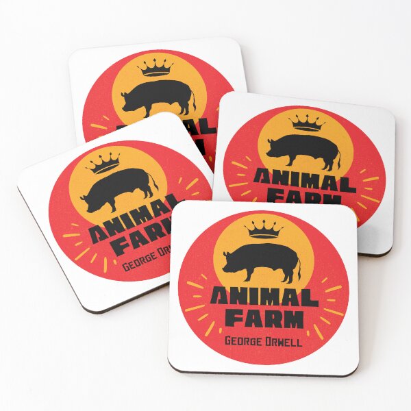 Item preview, Animal Farm - George Orwell Classic Dystopian Satire Literature Book Simple Minimal Aesthetic designed and sold by weboftigers.