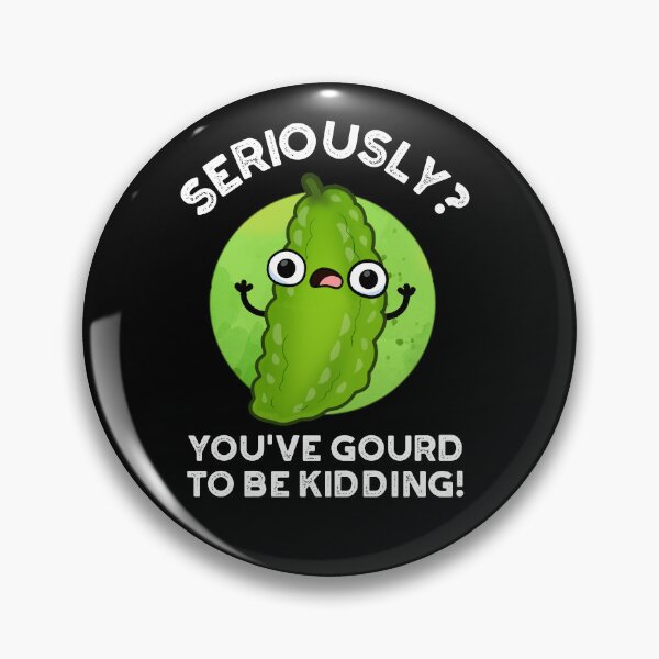Item preview, You've Gourd To Be Kidding Funny Veggie Puns (Dark BG) designed and sold by punnybone.
